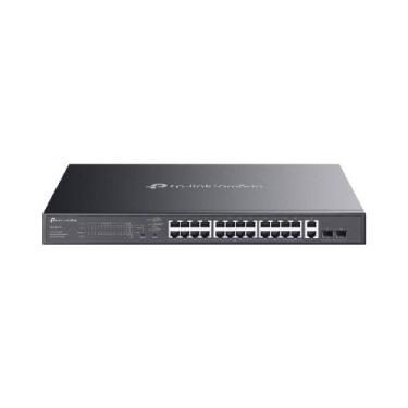 Imagem de Switch Gerenciável 28 Portas TPLink ES228GMP Com 24 Portas POE Com 2 S
