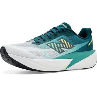 Imagem de Tênis New Balance Fuelcell Rebel V5 Masculino - Verde/Branco-Masculino