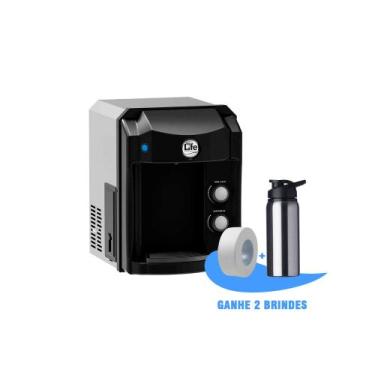 Imagem de Purificador De Água Gelada Top life New Oxi He K, Preto, 110V