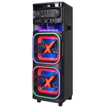 Imagem de Torre de Som ATX-2108M Quadradinho 2100W RMS Bluetooth Rádio FM Amvox,