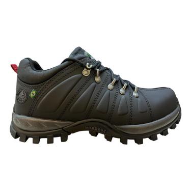 Imagem de Tenis Masculino Adventure Mac Boot Uirapuru 05 Esporte Trilha Emborrachado Couro Preto-...