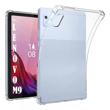 Imagem de Capa Tpu Silicone Para Tablet Lenovo Tab M9 9 Polegadas (2022) Transpa