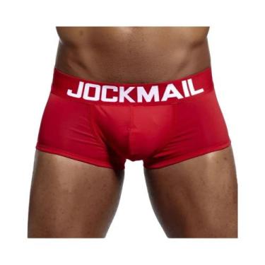Imagem de Cuecas Boxer Masculinas De Algodão Respirável, Roupa Íntima Masculina 