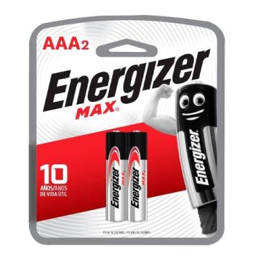 Imagem de Pilha Energizer Alcalina Max AAA - Embalagem com 2 Unidades