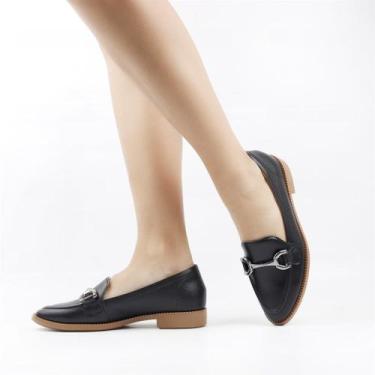 Imagem de Mocassim Couro Conforto - NEFTALI, Preto, 36