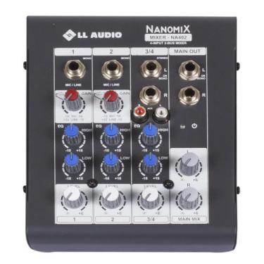 Imagem de Mesa De Som LL Audio NA402 MN 4 Canais
