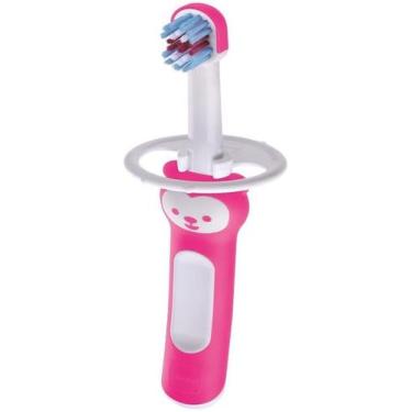 Imagem de Escova de Dente para Bebês MAM Baby's Brush 6 Meses+ Rosa