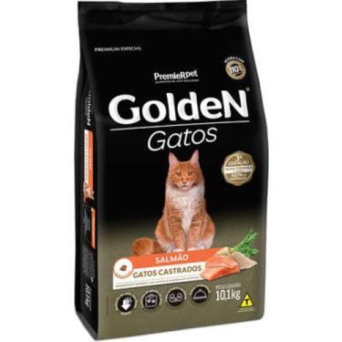 Imagem de Ração Seca PremieR Pet Golden Salmão para Gatos Adultos Castrados