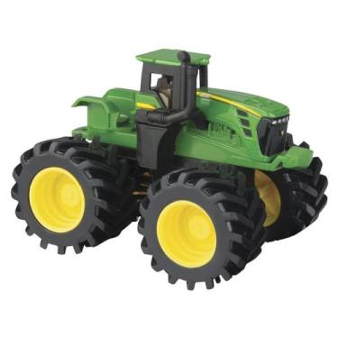 Imagem de Miniatura Trator John Deere 4wd Monster Treads 1/64 - TOMY, Verde
