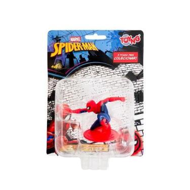 Imagem de Mini Figura Colecionável Marvel Boneco Poses Sortidos Homem Aranha com
