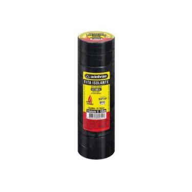 Imagem de Fita Isolante Antichama Preta 19 Mm X 10 M - Adelbras