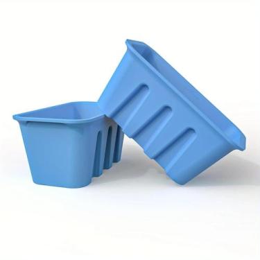 Imagem de Forma De Gelo De Silicone Extra Grande Para Blocos De Gelo De 8lbs Com