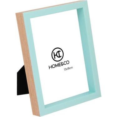 Imagem de Porta Retratos Pujals de Plástico Azul Vertical Sala 13x18cm - HOME&CO