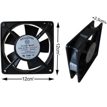 Imagem de Ventilador cooler com rolamento para as Chocadeiras CPH, bela e lisa -