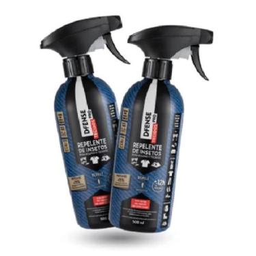 Imagem de Repelente De Insetos Sem Cheiro D-fense - Kit 2 Emb. 500ml