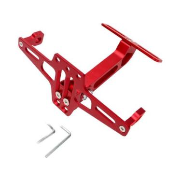 Imagem de Suporte Universal Para Placa De Licença Traseira De Motocicleta, Duráv