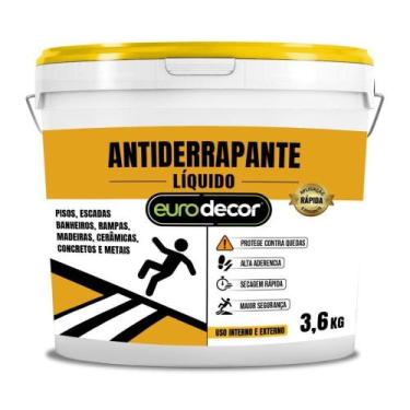 Imagem de Antiderrapante Líquido Incolor para Pisos Escorregadios 3,6 Kg EURODEC