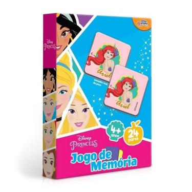Imagem de Jogo De Memória Disney Princess 24 Pares 8010 - Toyster