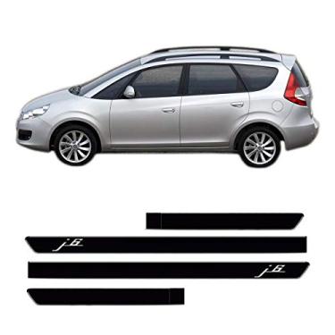 Imagem de Friso Lateral Borrachão JAC J6 2011 a 2016 com Nome 6369a