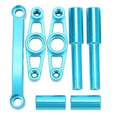 Imagem de Kit de junta de direção de alumínio RC, alta precisão fácil instalação Kit de junta de direção RC robusto flexível Estabilidade para carro de controle remoto Tamiya TT01