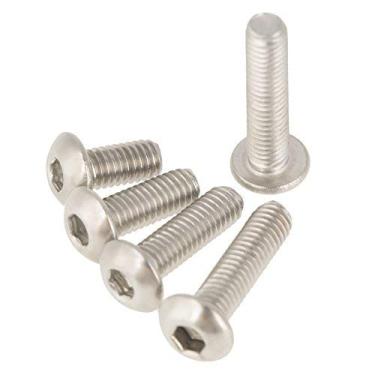 Imagem de 400pcs M3 304 Panela de aço inoxidável e tampa de cabeça de soquete hexagonal plana Conjunto de parafusos com caixa