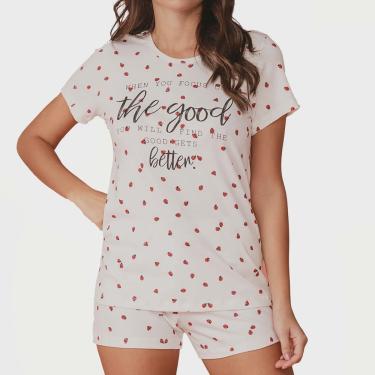 Imagem de Pijama Feminino Camiseta Curto Joaninha