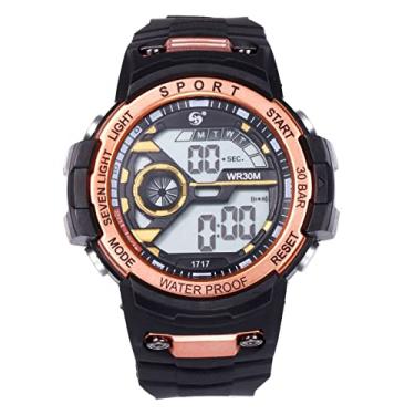 Imagem de Relógio Masculino Digital Tela Led Indicador Grande Design Esportivo Moda Casual (C3)