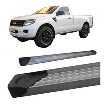 Imagem de Estribo Ranger 1995 a 2012 Chapa Aluminio PRATA C/D