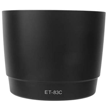 Imagem de Mugast Capa de lente ET-83C, proteção solar de plástico portátil, acessório de substituição profissional para lentes EF 100-400 mm f/4.5-5.6L, para câmera 5D2/60D/600D