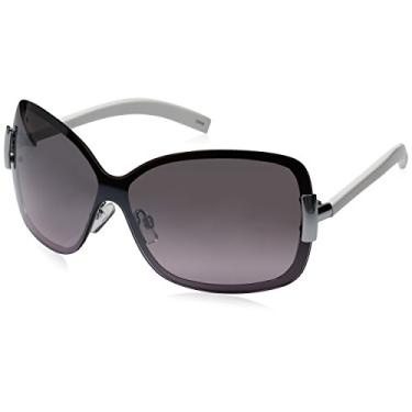 Imagem de Circus by Sam Edelman womens Cc201 Metal UV Protective Women s Rectangle Shield Sunglasses Trend Right Gifts for Women 72 mm, Silver, mm US