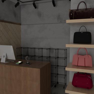 Imagem de Estante Balcão Expositor 24 Nichos Prateleira Sapatos Roupas Estoque Loja Closet