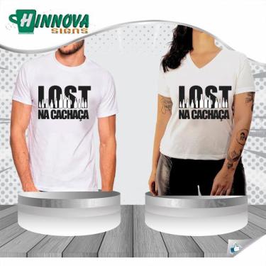 Imagem de 01 Camiseta Sublimada  Lost Na Cachaça  (Tamanho Da Impressão A3) - At