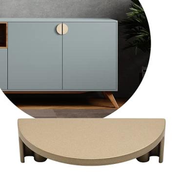 Imagem de Kit 4 Puxadores Concha Next Para Armario Cozinha Comoda 64mm (dourado fosco)