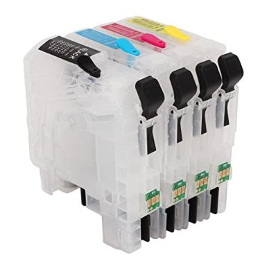 Imagem de Caixa de Impressora a Jato de Tinta 4 Cores Cartucho de Tinta de Material PP Saída Suave Com Cliques para Imprimir Documentos Fotográficos (LC223)
