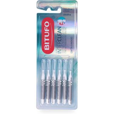 Imagem de Escova Interdental Bitufo Interclean Ultrafina Cilíndrica 2 milímetros - 6 unidades