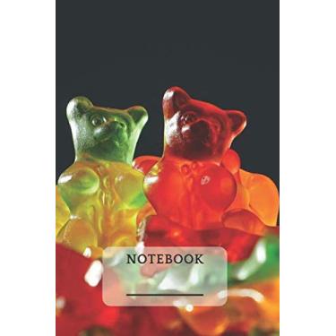 Imagem de Notebook: Cute Jelly Beans Bears Notebook for Kids, Notebook for Students, Notebook for Coloring Drawing and Writing (110 Pages, Lined, 6 x 9) (Cute Notebook)