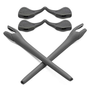 Imagem de Kit de substituição de protetores de nariz para óculos de sol Oakley Radar EV Path – Opt, Gery, One Size