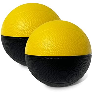 Imagem de Mini Basquete de Basquete Macio de Espuma de 10 cm para SKLZ Pro Mini Argola Micro, 2 Pacotes | Basquete Pequeno Seguro e Silencioso para Argolas de Basquete Nerf e Outros Conjuntos de Mini Bolas de Basquete de Argola Interna