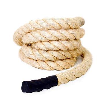 Imagem de Alpha - Corda de Escalada de Sisal 38mm x 8m - Brown - 8200kg - Escalada, Acampamento, Engates Industriais, Fitness