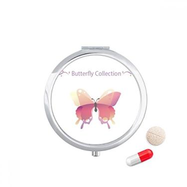 Imagem de Porta-comprimidos Pink Butterfly Collection Caixa de armazenamento de remédios