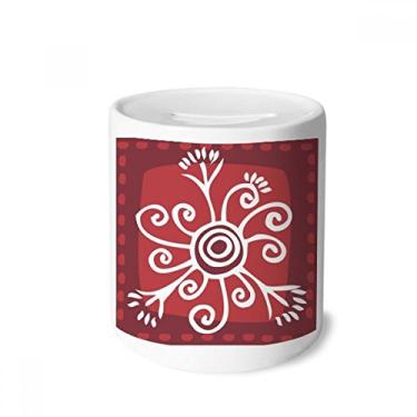 Imagem de DIYthinker Porta-moedas de cerâmica Totems do México Civilização Antiga Porta-moedas Presente de cofrinho