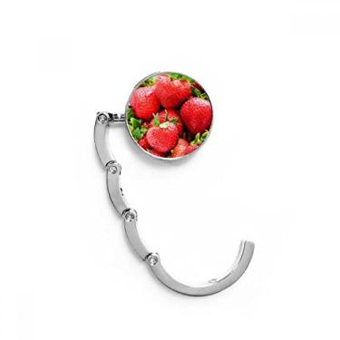 Imagem de Fresh Strawberry — Gancho de mesa de frutas vermelhas com fecho decorativo dobrável