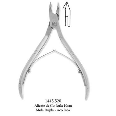 Imagem de Alicate de Cutícula Edel Solingen Mola Dupla Aço Inox 10cm