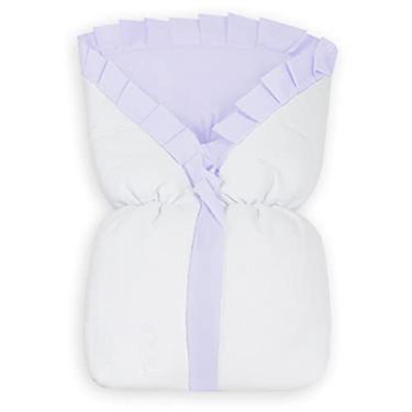 Imagem de Saco de Bebê 100% Algodão Nanna Baby - Lilás e Branco