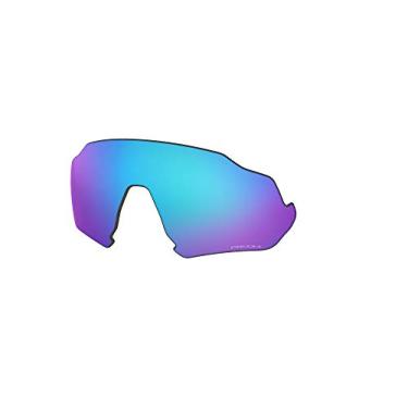 Imagem de Oakley Lentes de reposição para óculos de sol Flight Jacket Sport, Safira Prizm, 37 mm