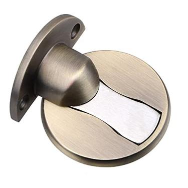 Imagem de Kit 12 Trava Porta Fixador Prendedor Invisível Ímã Magnético cor:bronze