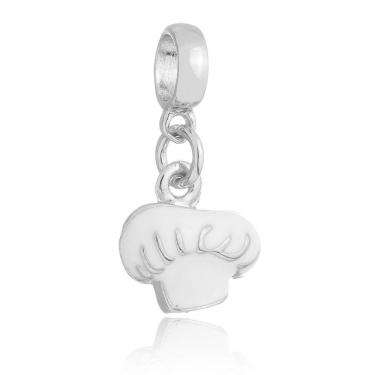 Imagem de Pingente Berloque Chapéu Da Gastronomia Pandora Banhado a Prata 925 - Premium