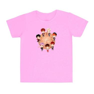 Imagem de Camiseta Bts Banda K-Pop Camisa Exclusiva Feminina Lançamento - Aclate