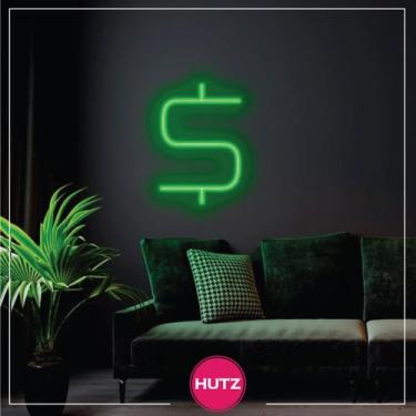 Imagem de Placa Luminária De Neon Led - Money - Hutz
