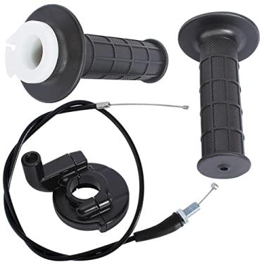 Imagem de LIYYDS Cabo de punho do acelerador de acelerador 7/8" para guidão de 50cc-66cc 90cc 110cc 125cc 140cc 150cc 190cc 4 tempos motor motocicleta pit Dirt Pocket Mini bicicleta ATV Quad Scooter Go Kart